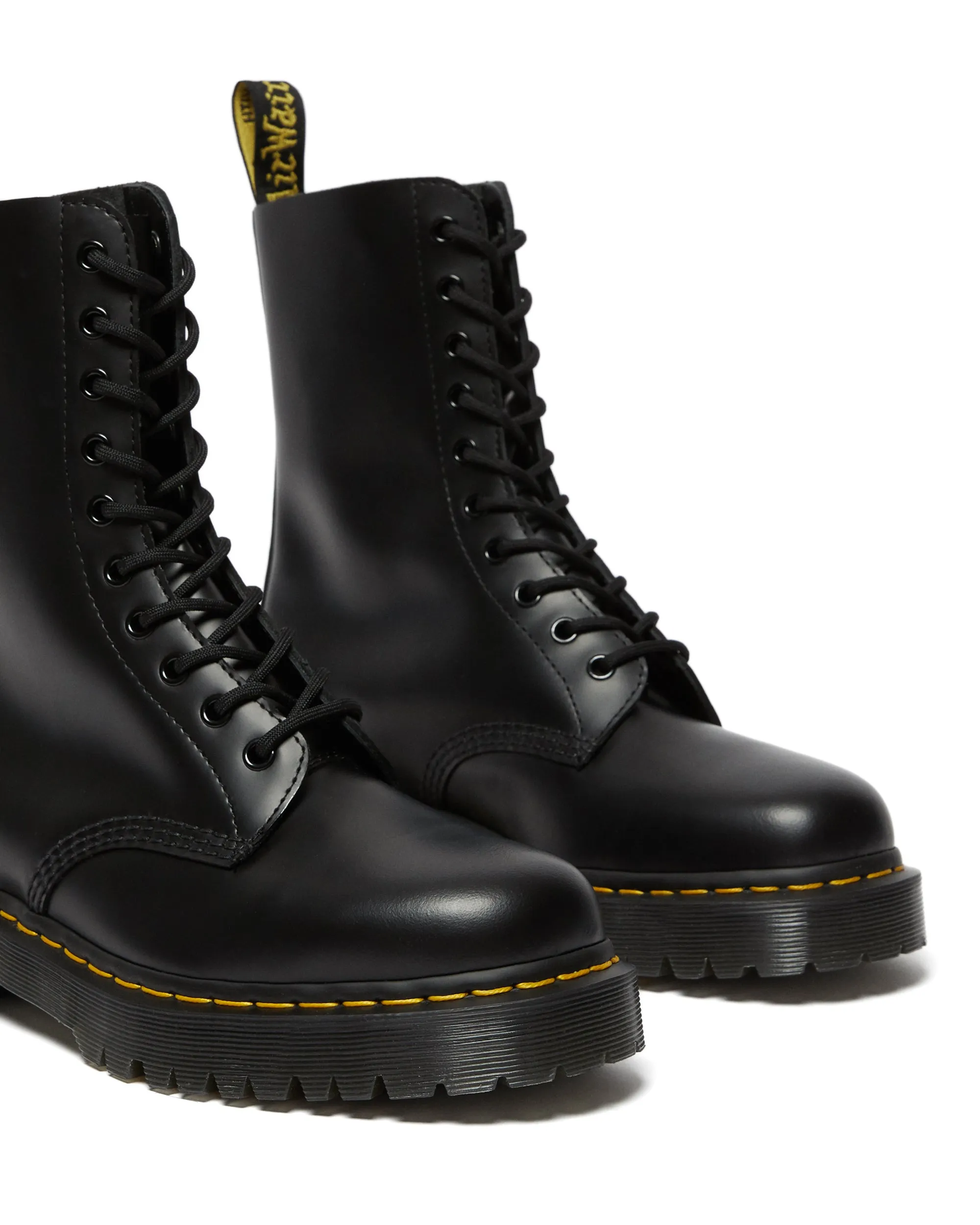 1490 Bex Black Smooth Boot