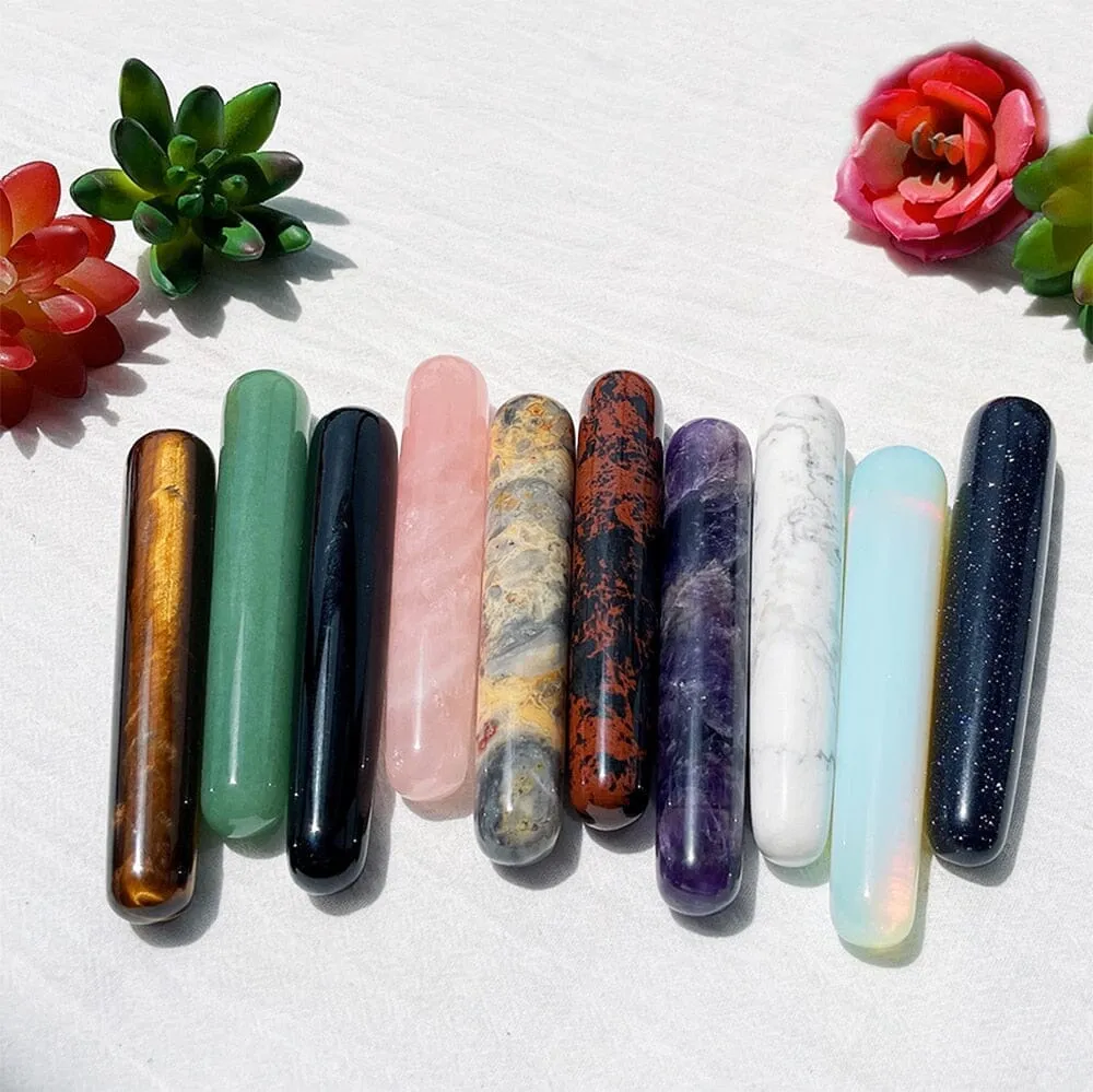 1pc Crystal Stone Body Massage Yoni Healing Wand