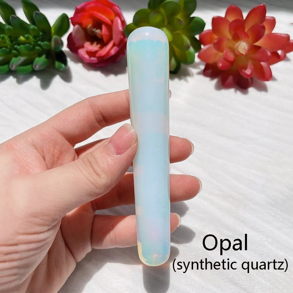 1pc Crystal Stone Body Massage Yoni Healing Wand