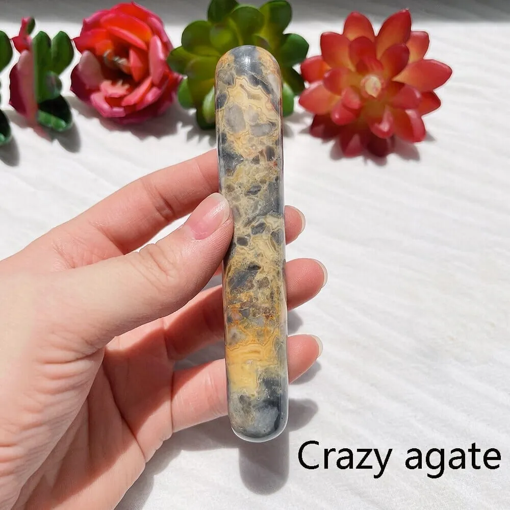 1pc Crystal Stone Body Massage Yoni Healing Wand