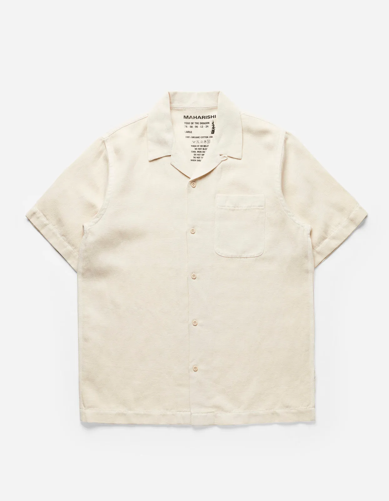 5005 Hemp Camp Collar Shirt Ecru