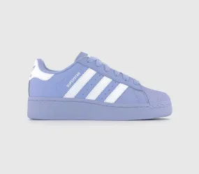 adidas Superstar XLG White Violet Tone White Trainers