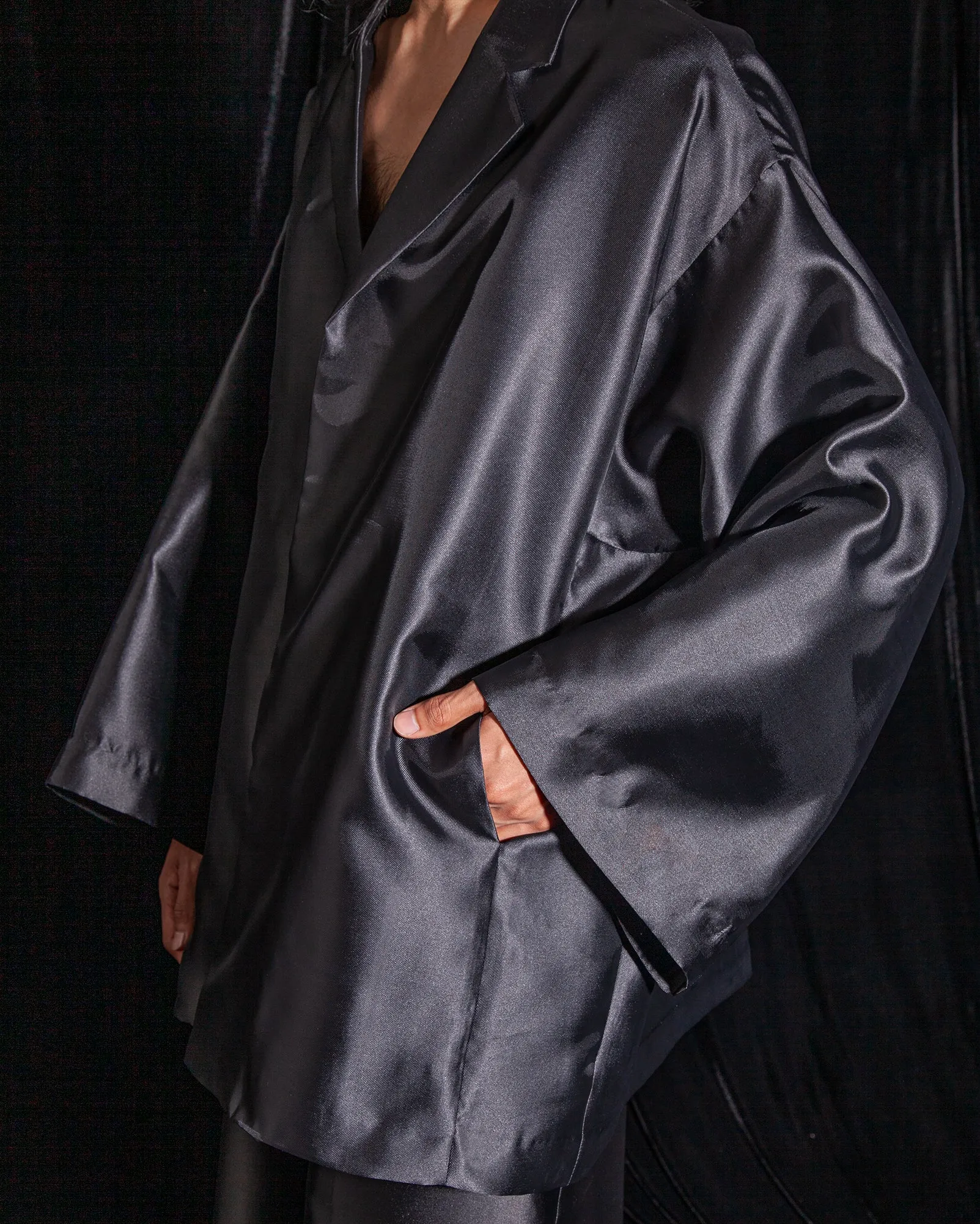 Blazer Malaya (Black Taffeta)