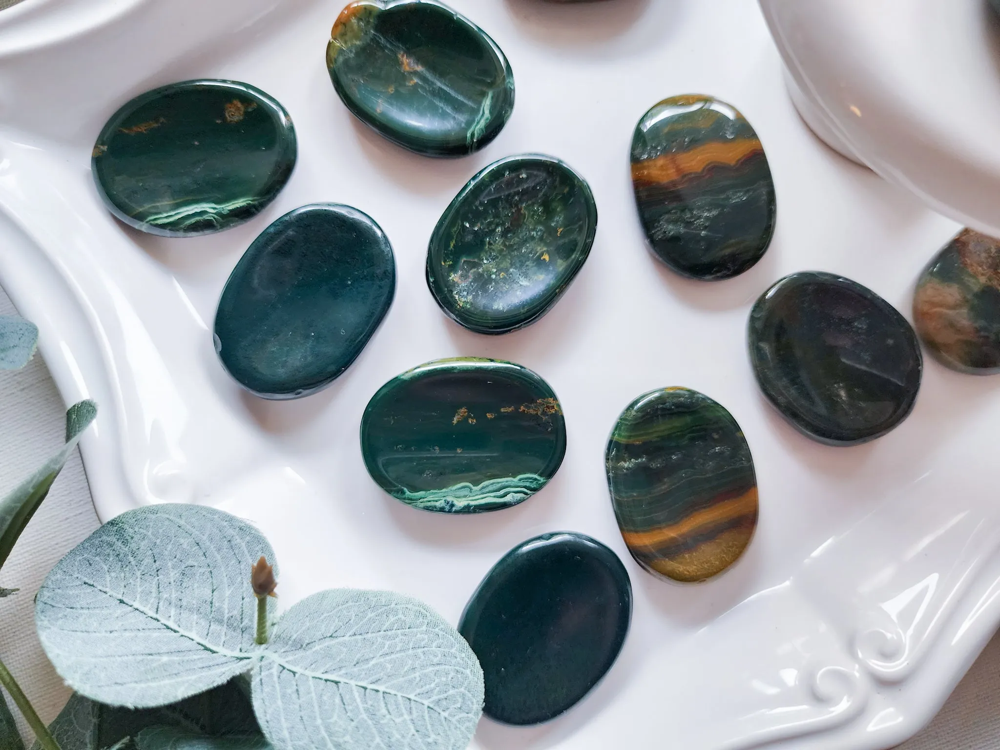 Bloodstone Mini Worry Stone