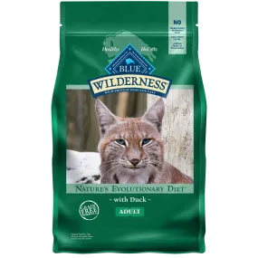 Blue Buffalo Wilderness High Protein, Natural Adult Dry Cat Food, Duck 5 lb.