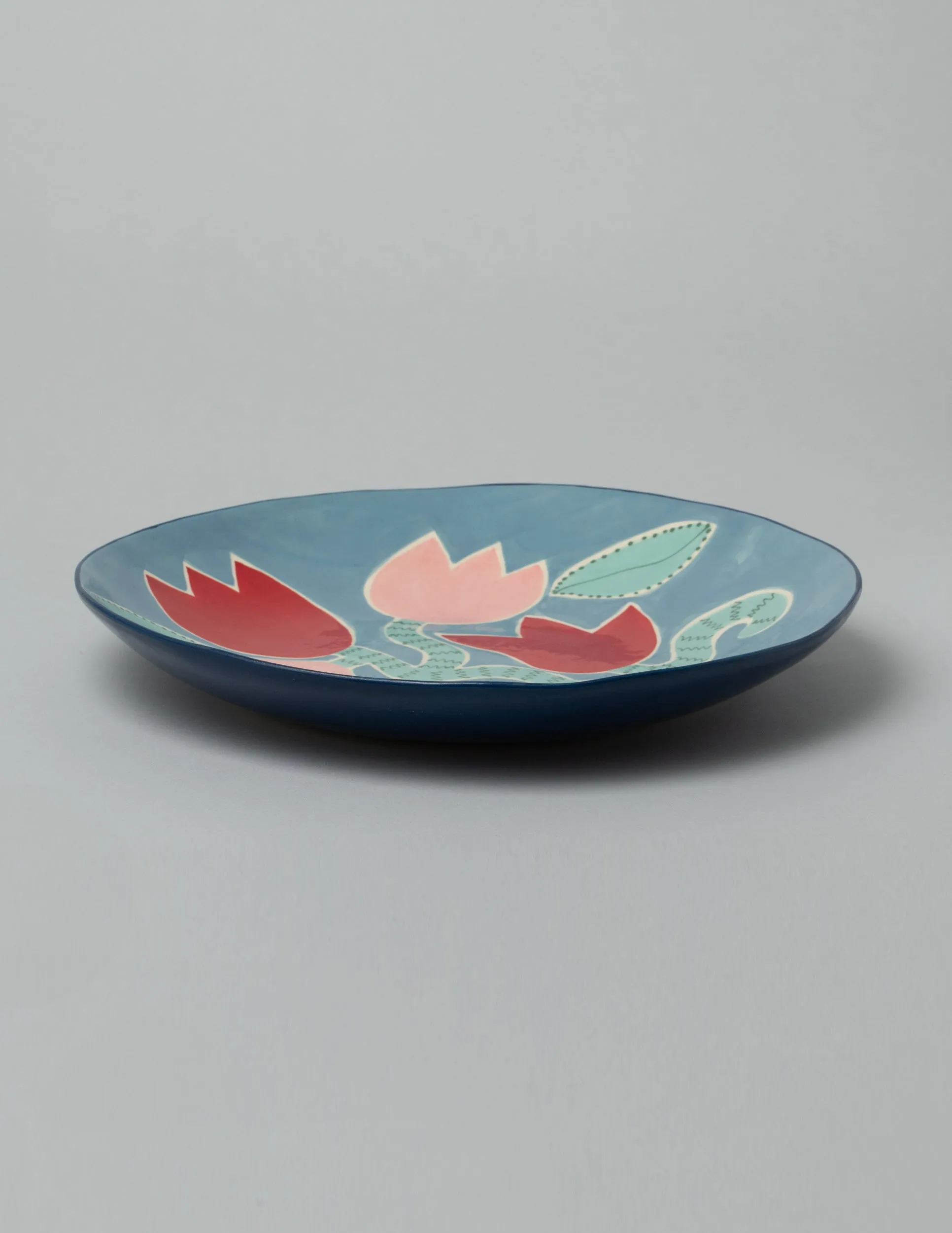 Blue Tulip Platter