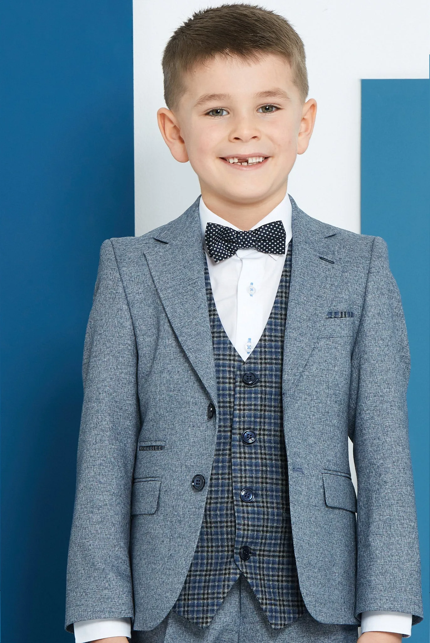 Boys 3 Piece Suit | Benetti Pascal Smoke