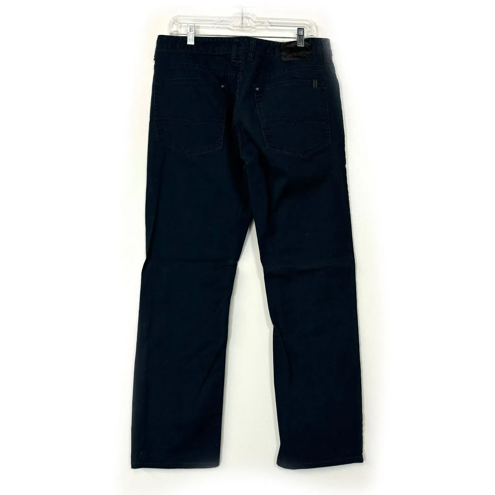 Buffalo David Bitton | Mens Slim Straight Jeans ‘Sam-X’ | Color: Dark Blue | Size: 34x32