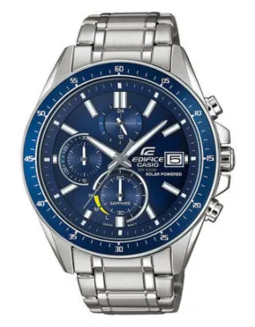 Casio Edifice EFSS510 Series Mens Watch - Chronograph - Blue Dial - Stainless