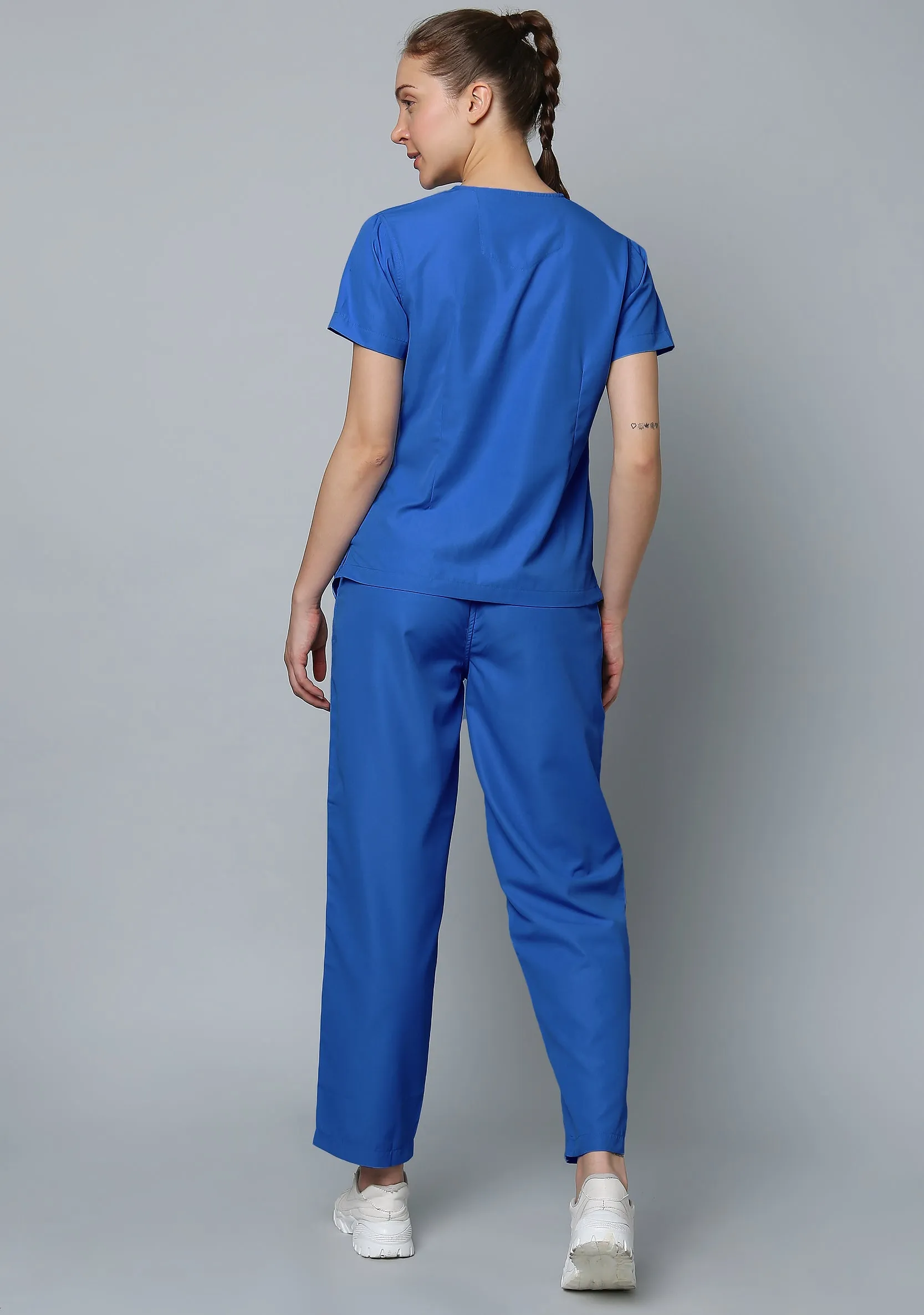 Classic Women's 5-Pocket (Galaxy Blue) Scrub