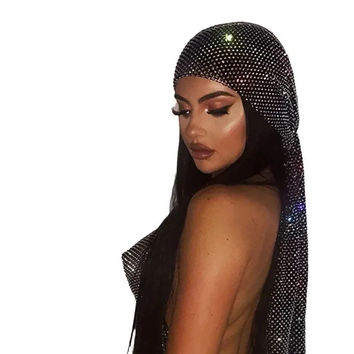 Crystal Mesh Headwrap