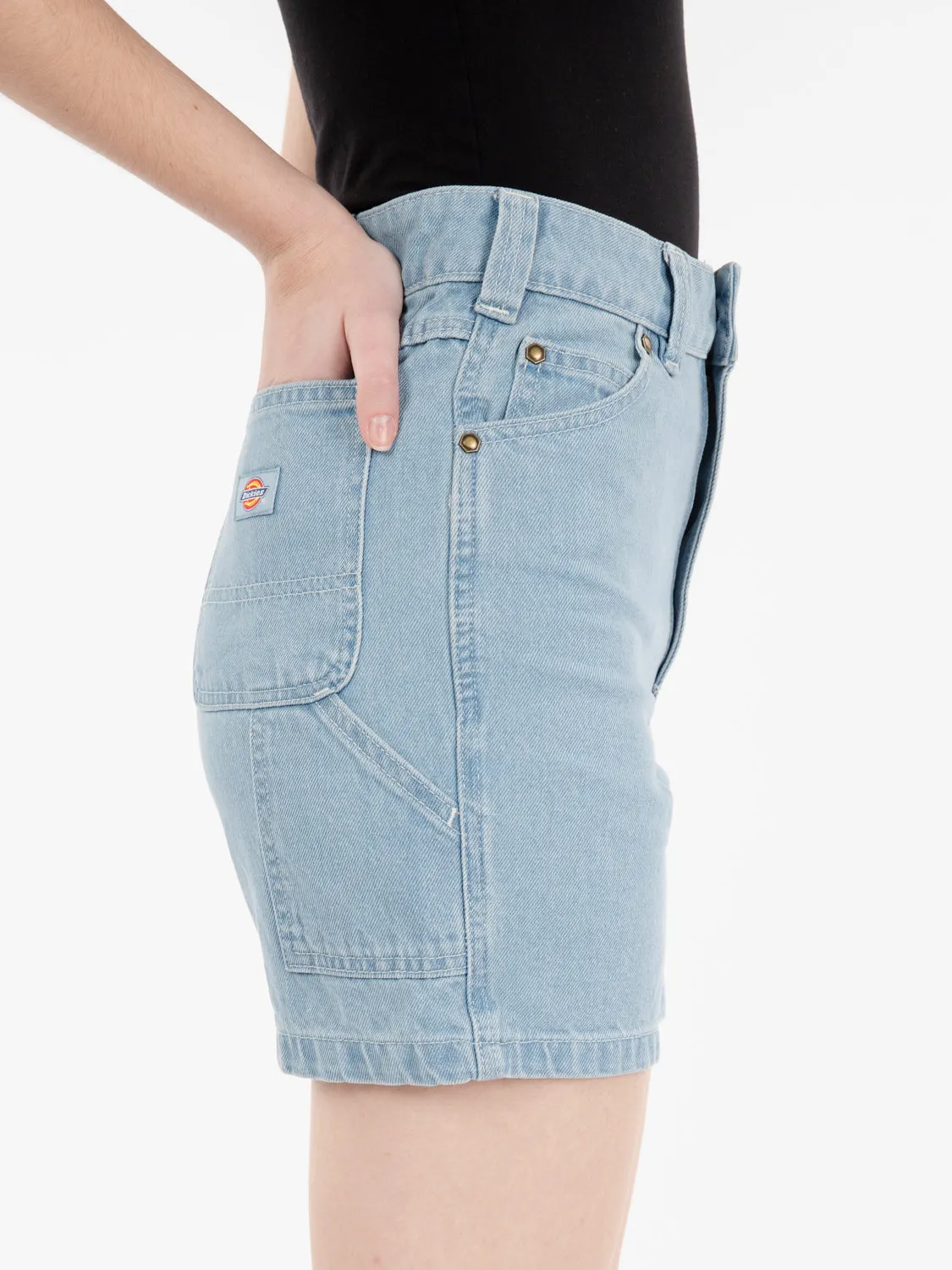 Denim short W vintage blue