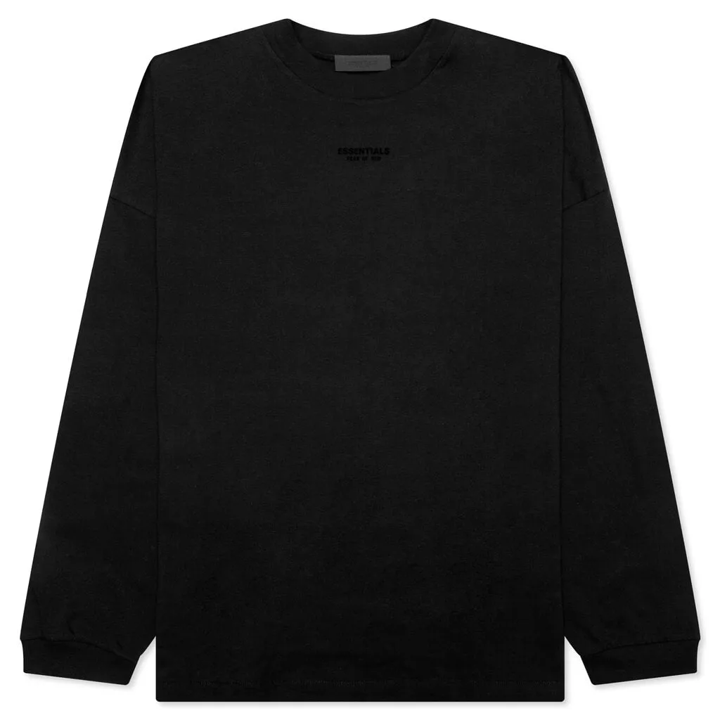 Essentials L/S Tee - Jet Black