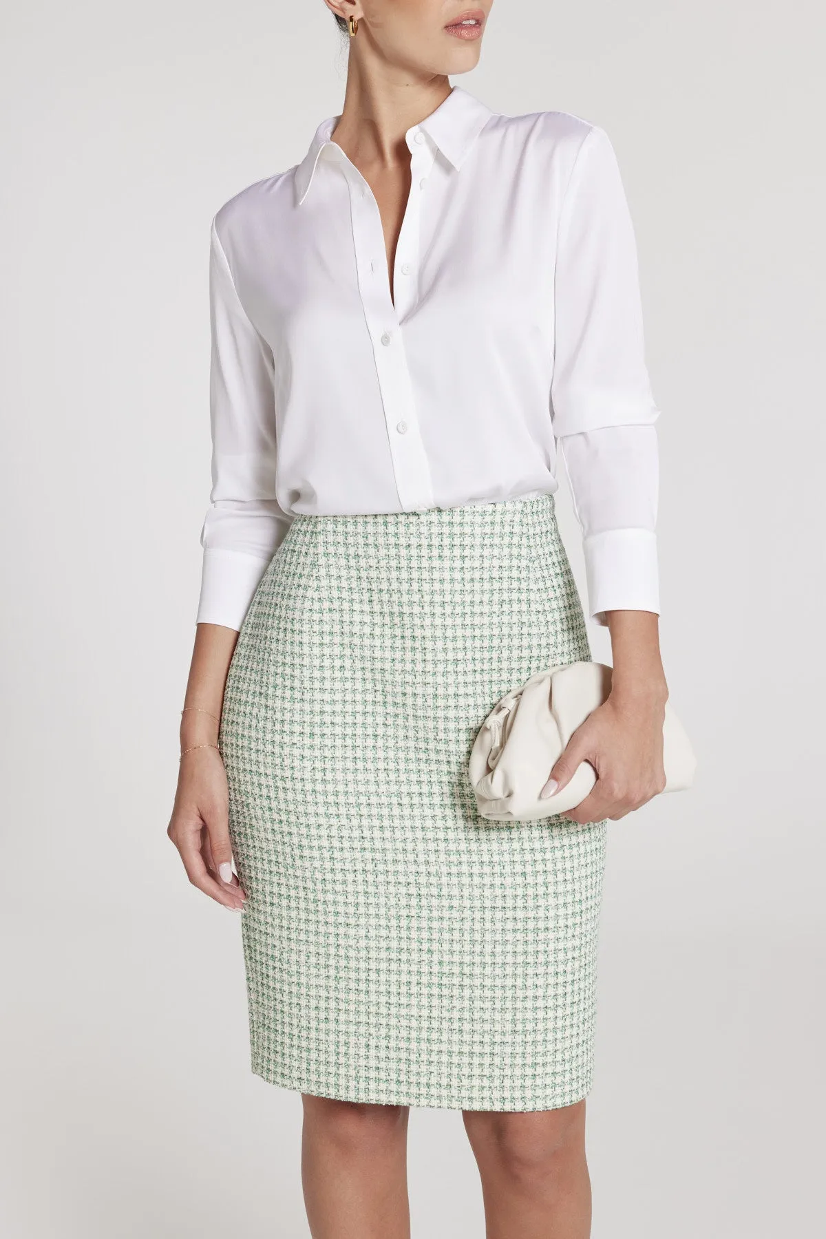 Florence Skirt - Green Texture