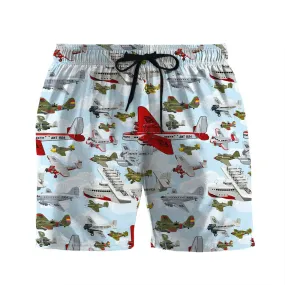 Gearhuman 3D Aircraft Pattern Shorts