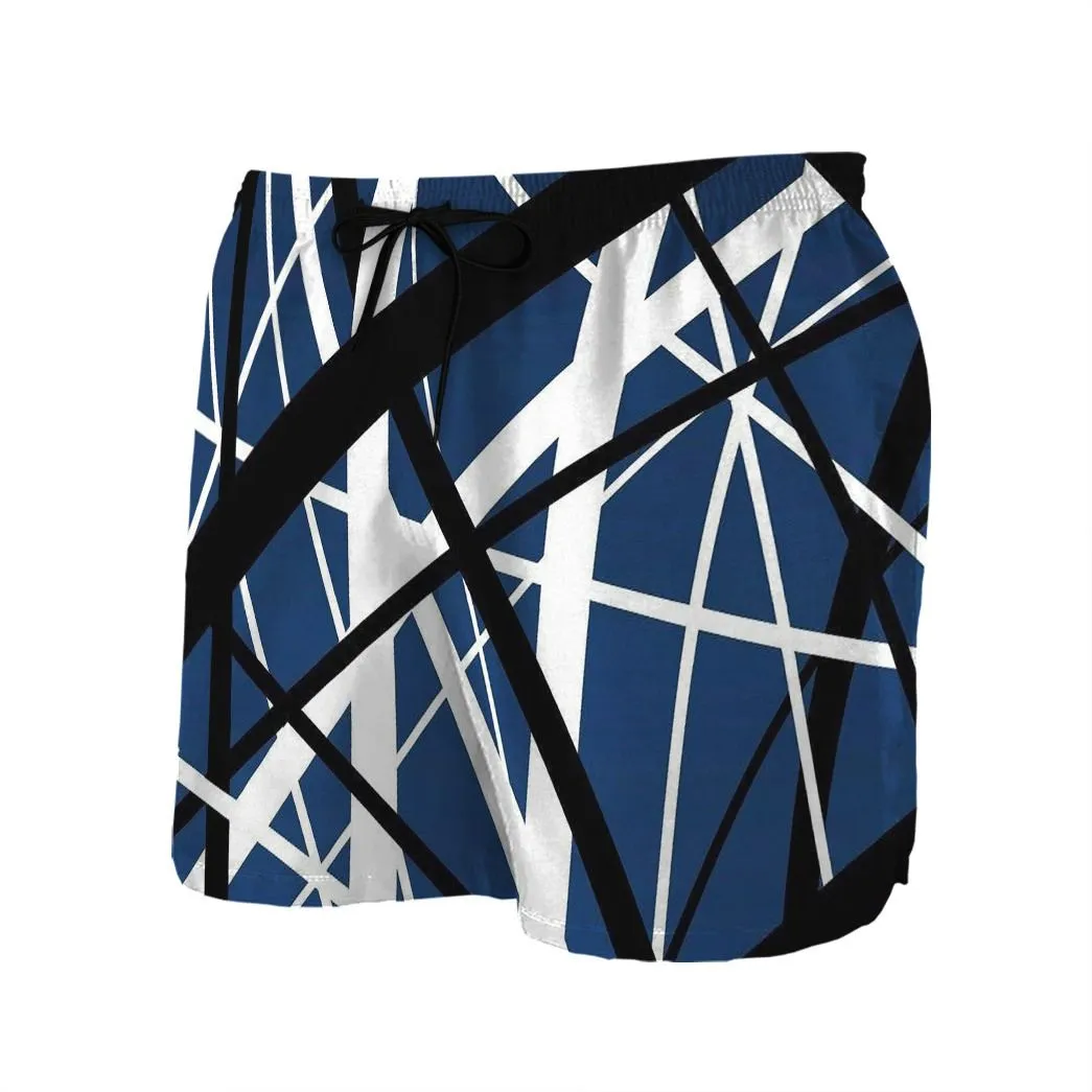 Gearhuman 3D Blue Frankenstrat Strings Shorts