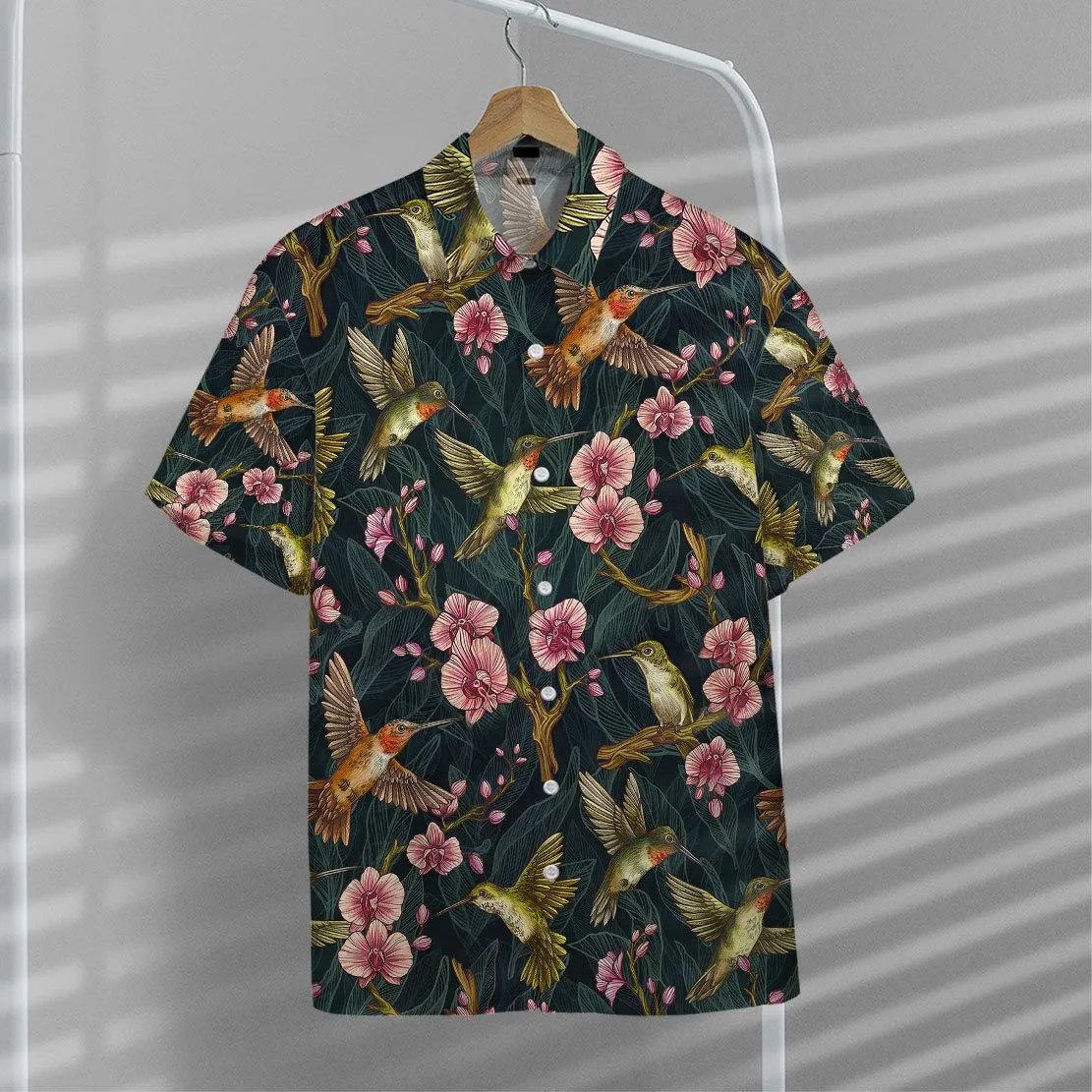 Gearhuman 3D Hummingbirds Hawaii Shirt