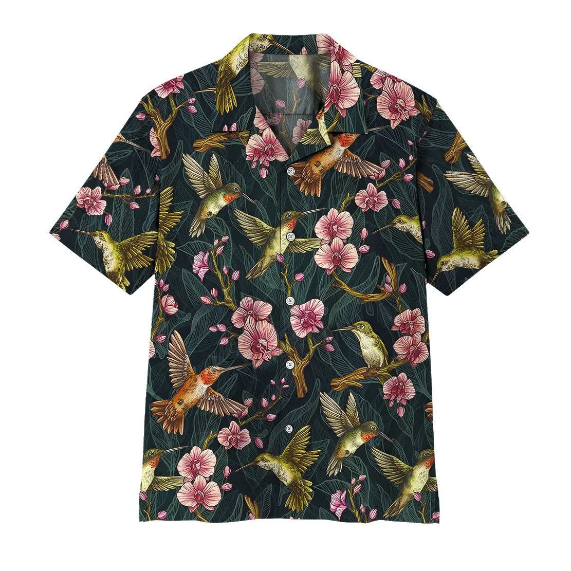 Gearhuman 3D Hummingbirds Hawaii Shirt