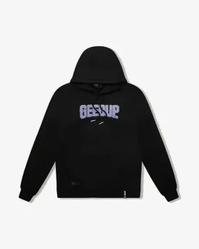 GEEDUP PLAY FOR KEEPS BLACK LAVENDER HOODIE