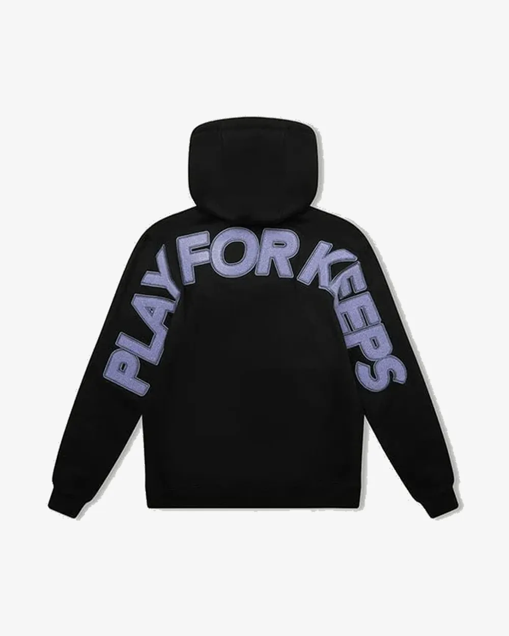 GEEDUP PLAY FOR KEEPS BLACK LAVENDER HOODIE