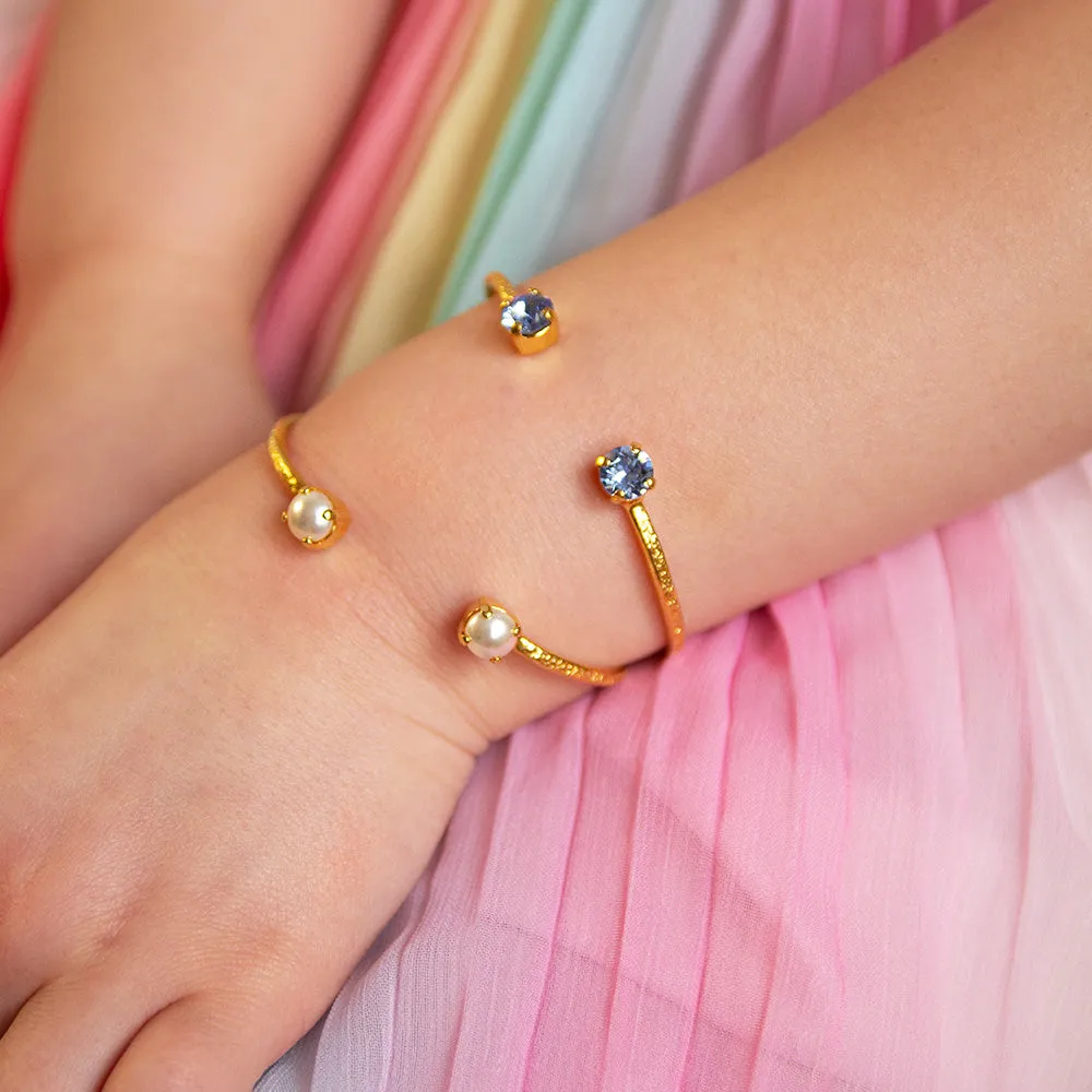 Girls Bracelet / Light Sapphire (children size)