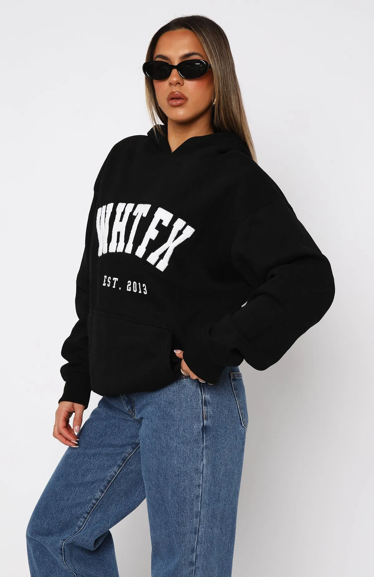 Give It Away Oversized Hoodie Black