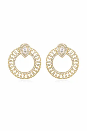 Glitter and Shine Circle Earrings