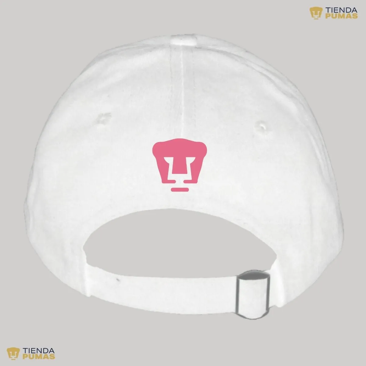 Gorra Pumas UNAM Hombre Mujer Ajustable Logo Rosa 2 Vinil