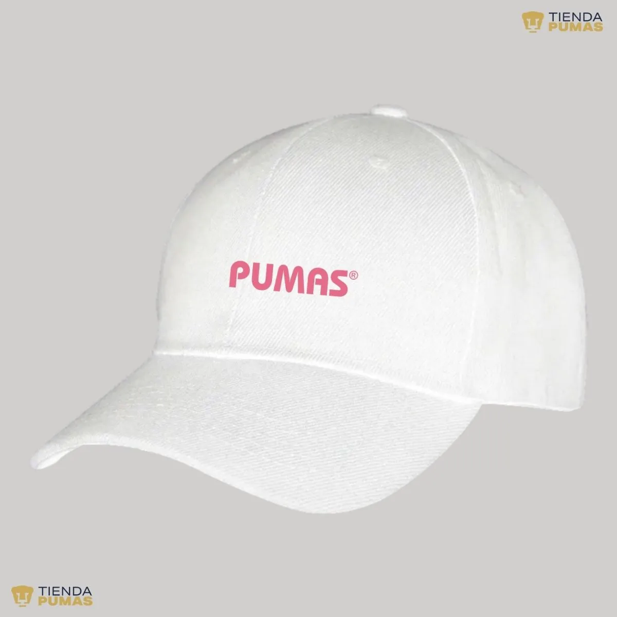 Gorra Pumas UNAM Hombre Mujer Ajustable Logo Rosa 2 Vinil