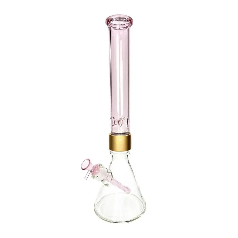 Halo Pink Beaker Bong Single Stack