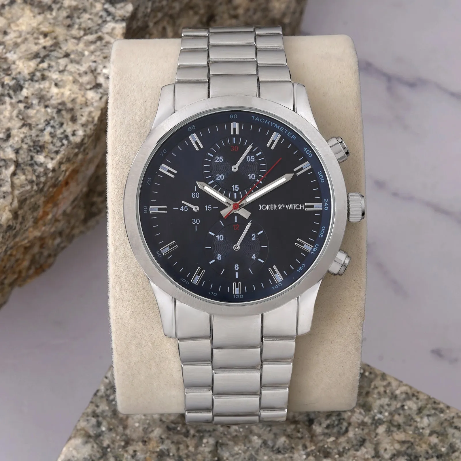 Heath Blue Dial Silver Metallic Watch