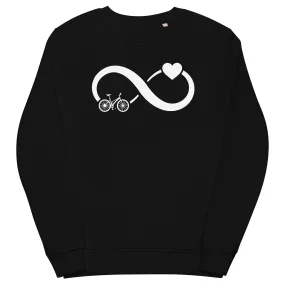 Infinity Heart and Cycling - Unisex Premium Organic Sweatshirt