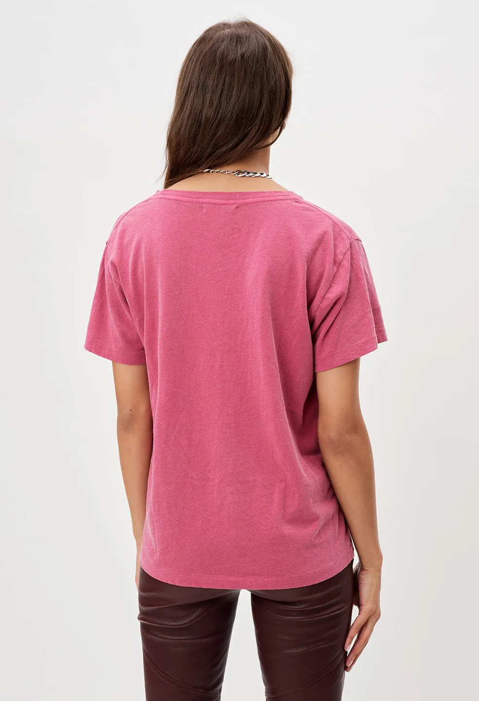 Jersey Relaxed Tee / Currant