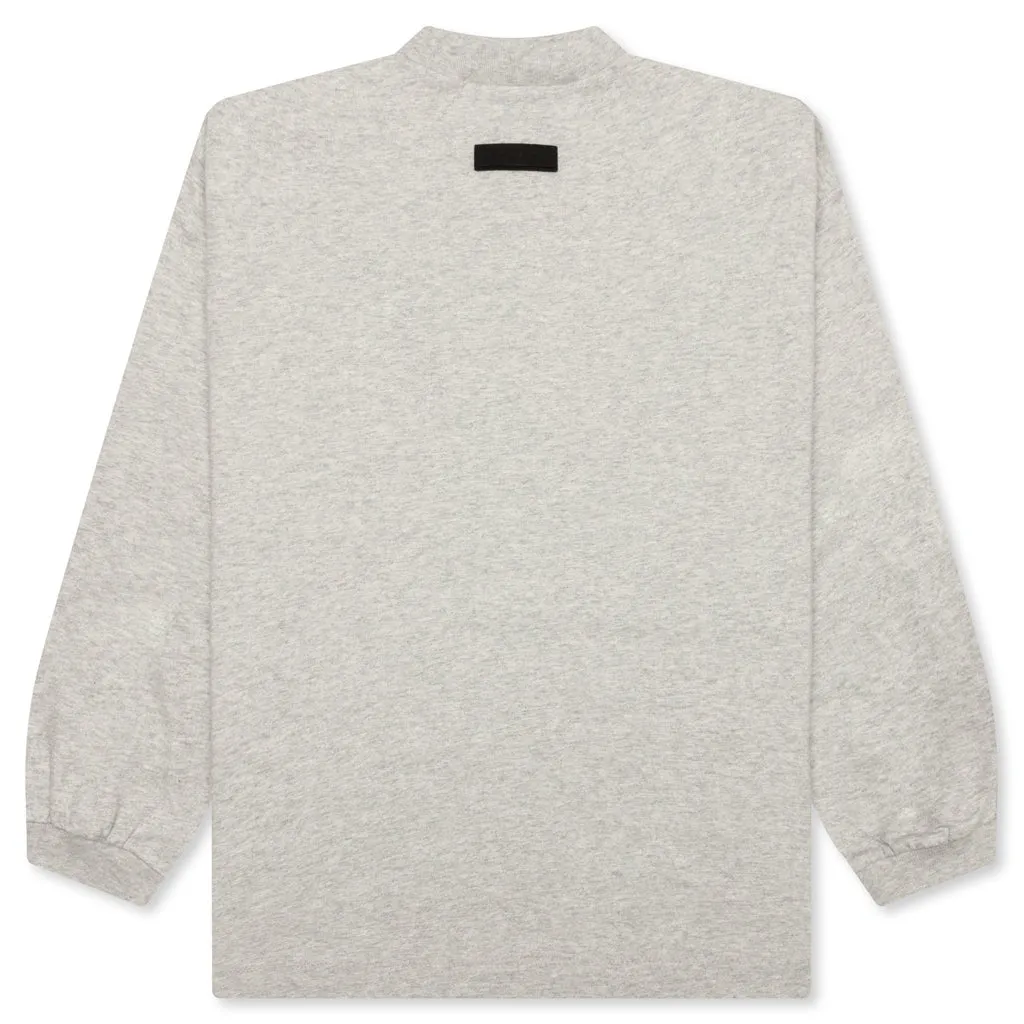 Kid's L/S Shirt - Light Heather Grey