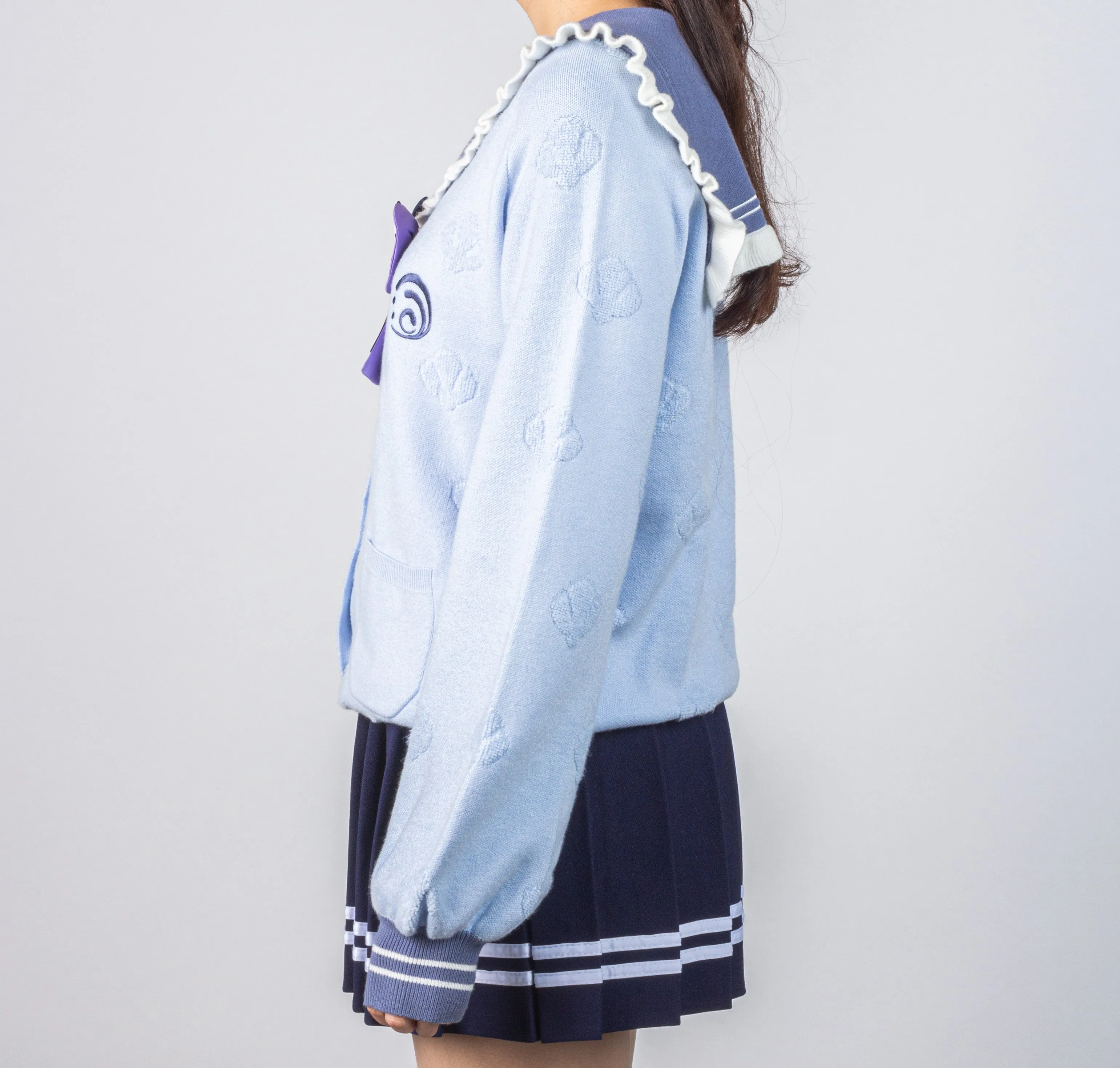 Kokomi Sailor Genshin Impact Cardigan