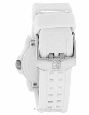 Luminox All-White 38mm Navy Seal Colormark - Silicone Strap - Always Visible