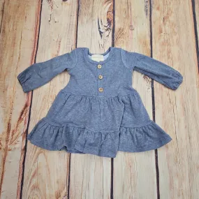 MABEL AND  HONEY RUFFLE DRESS BLUE