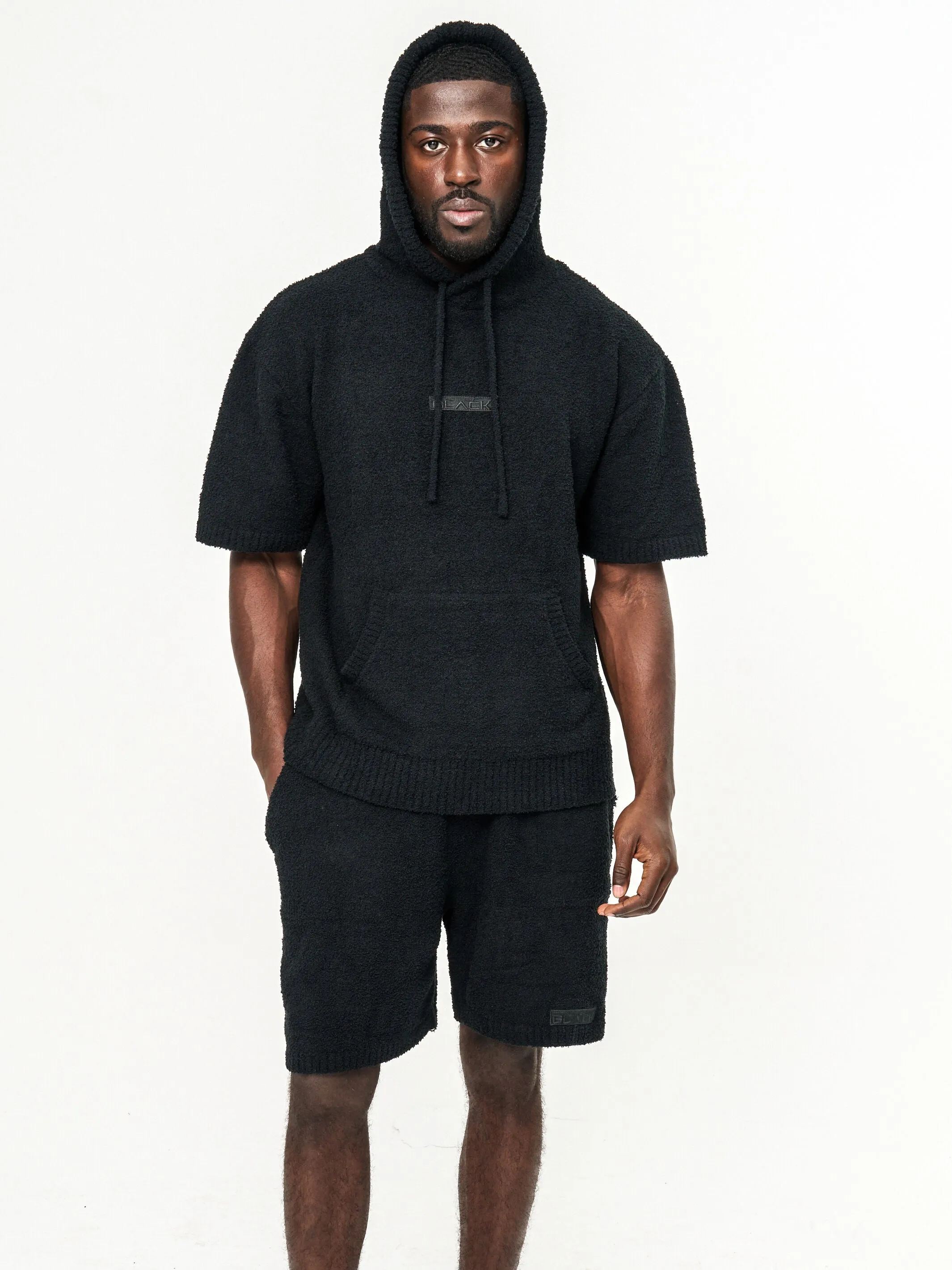 Men's Cozy Short Sleeve Hoodie