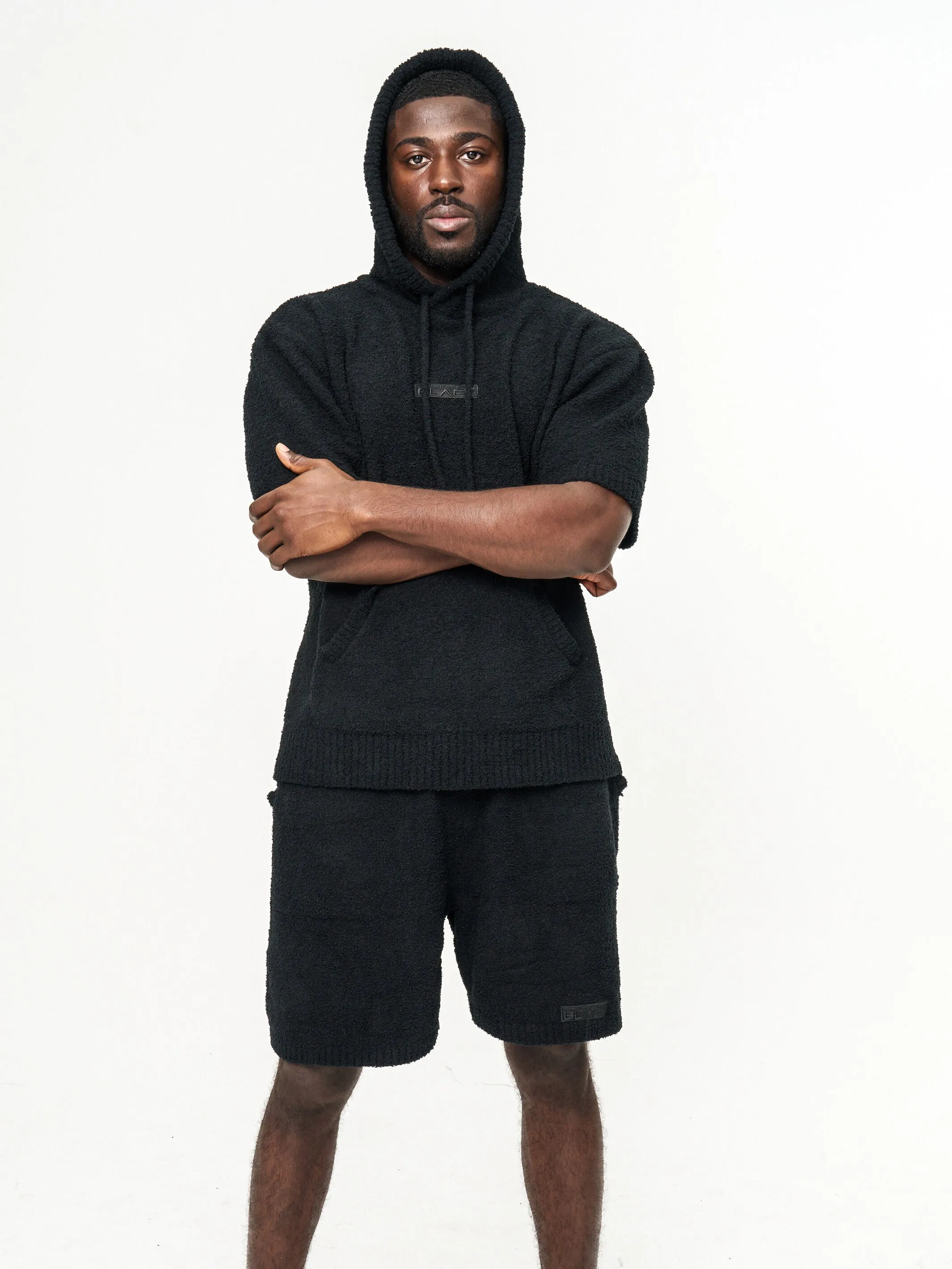 Men's Cozy Short Sleeve Hoodie