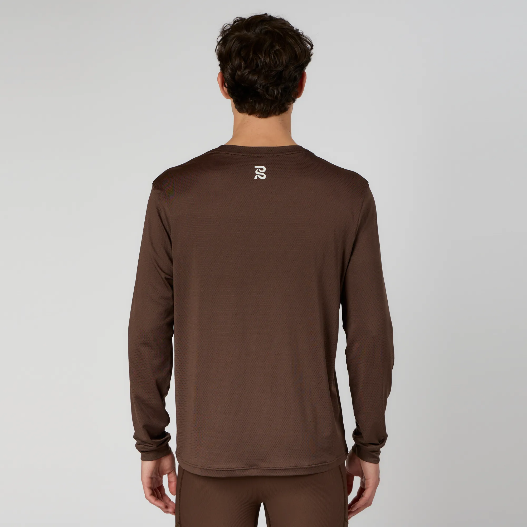 Micromesh™ Performance Long Sleeve Tee - Unisex, Umber