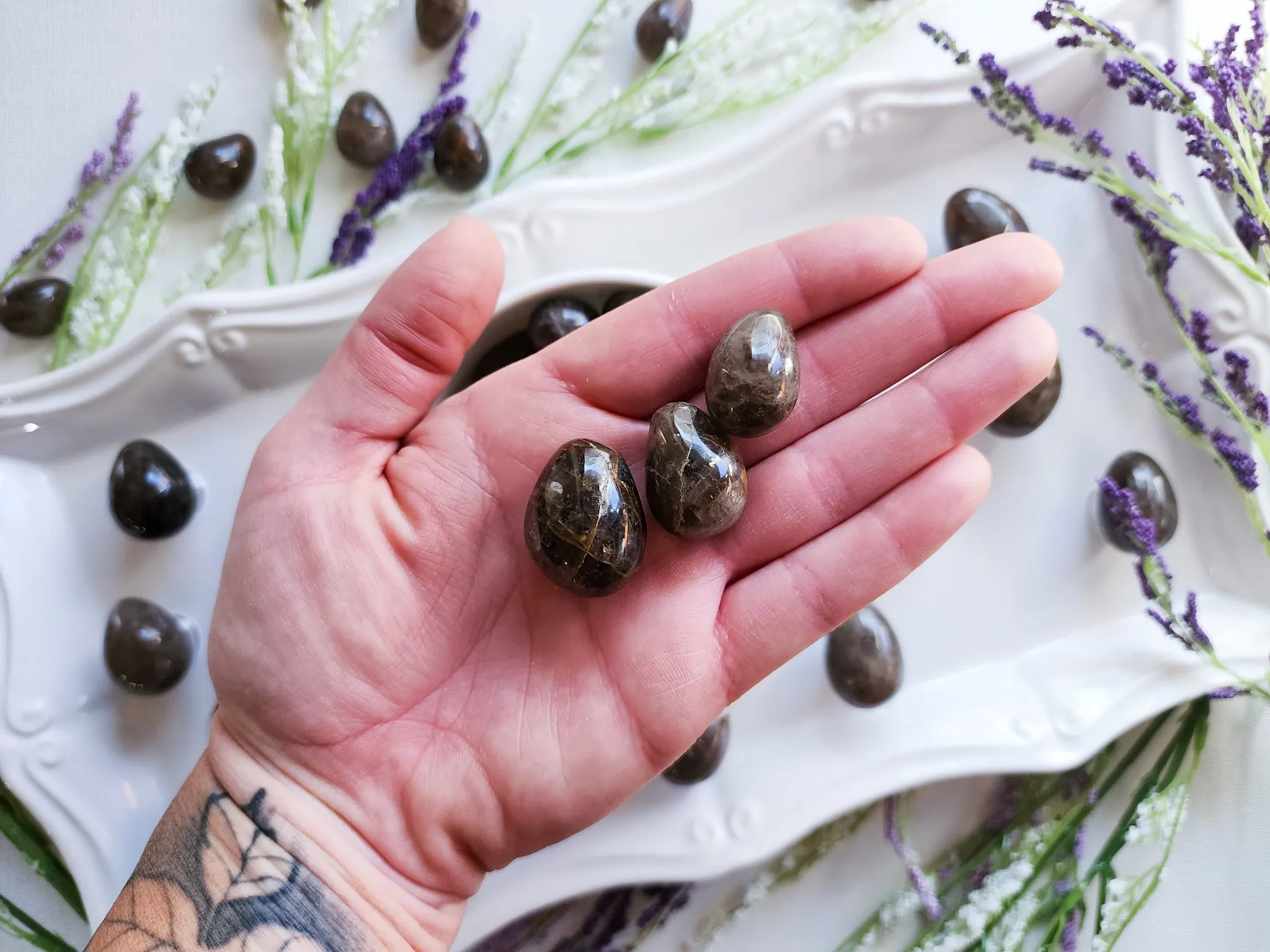 Mini Smoky Quartz Egg || Madagascar