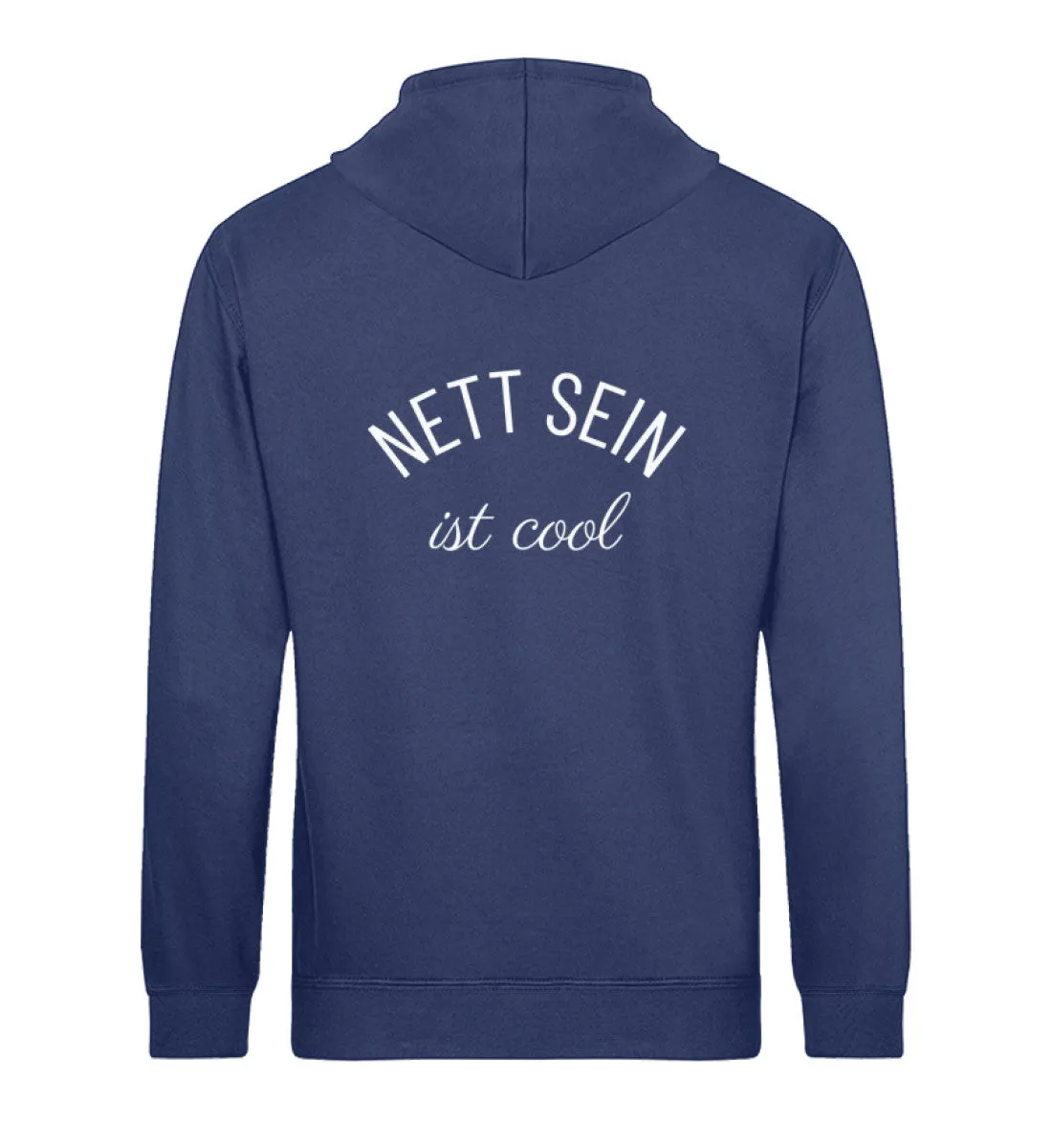 Nett sein ist cool Bio Hoodie Unisex