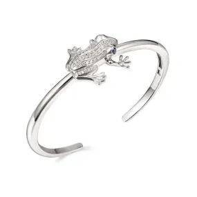 Pavé Coqui Frog Bangle