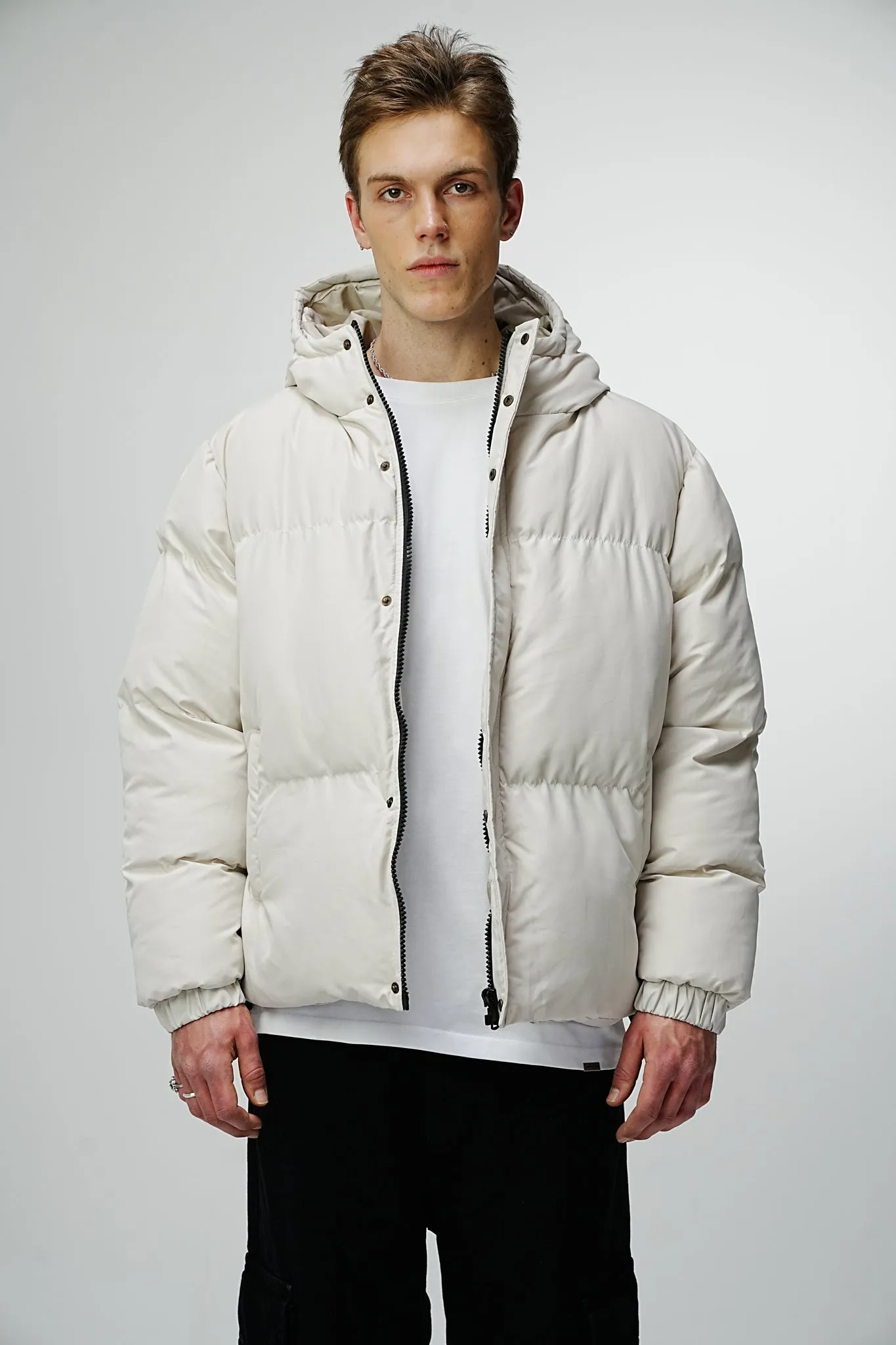 Premium Observer Puffer Jacket - Timeless Cream