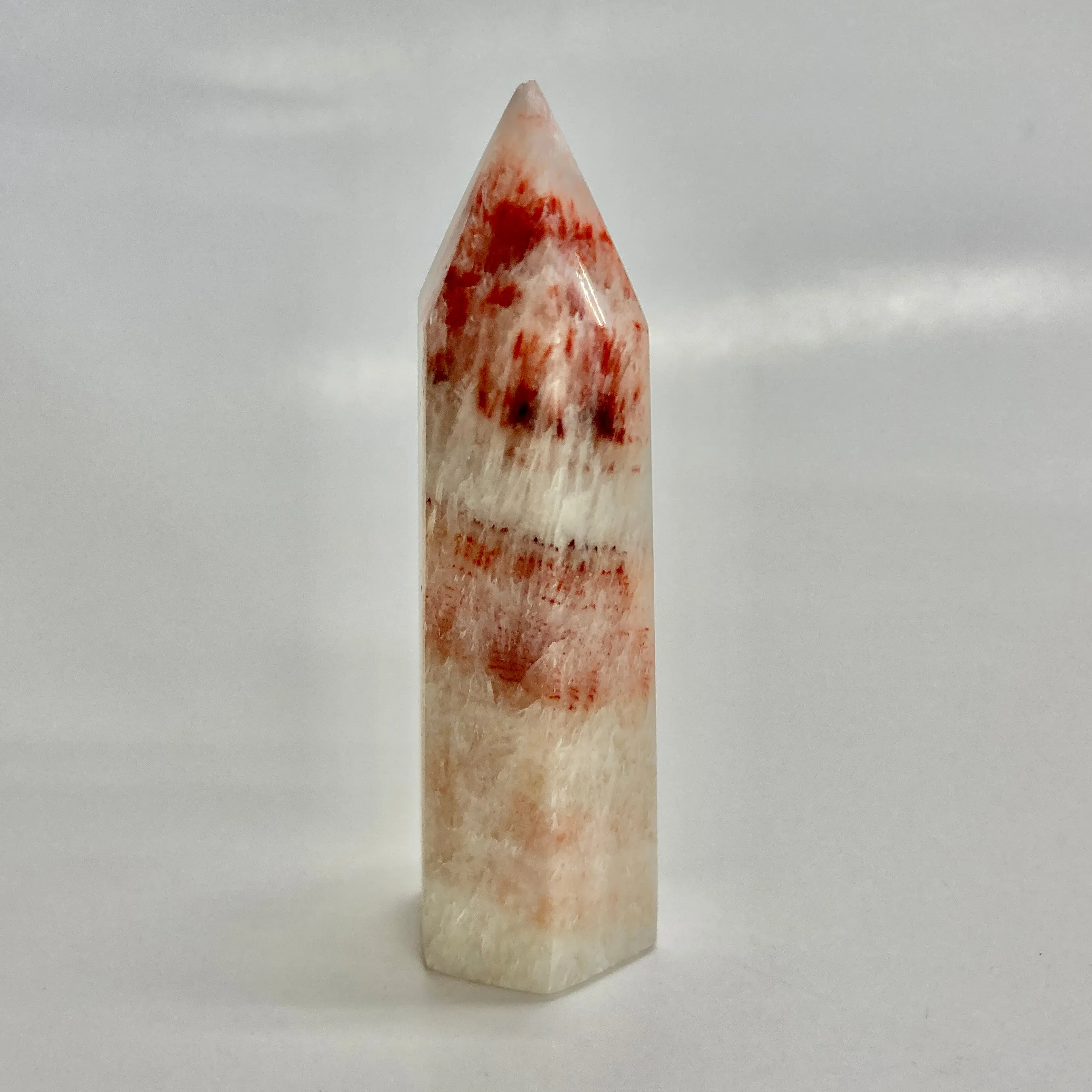 Red Calcite Tower