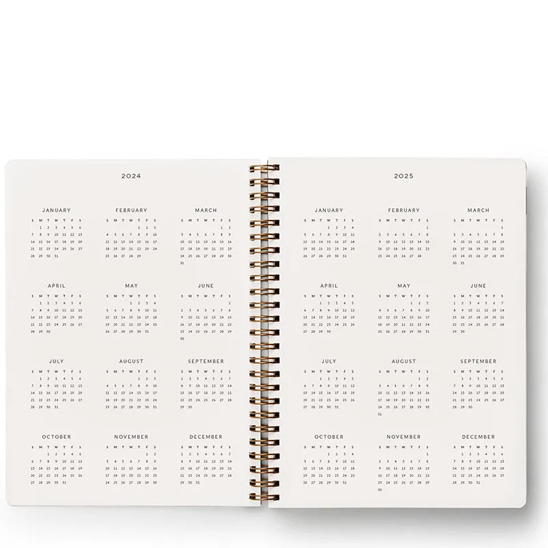 RIFLE PAPER CO. | 2024 12-Month Softcover Spiral Planner - Flores