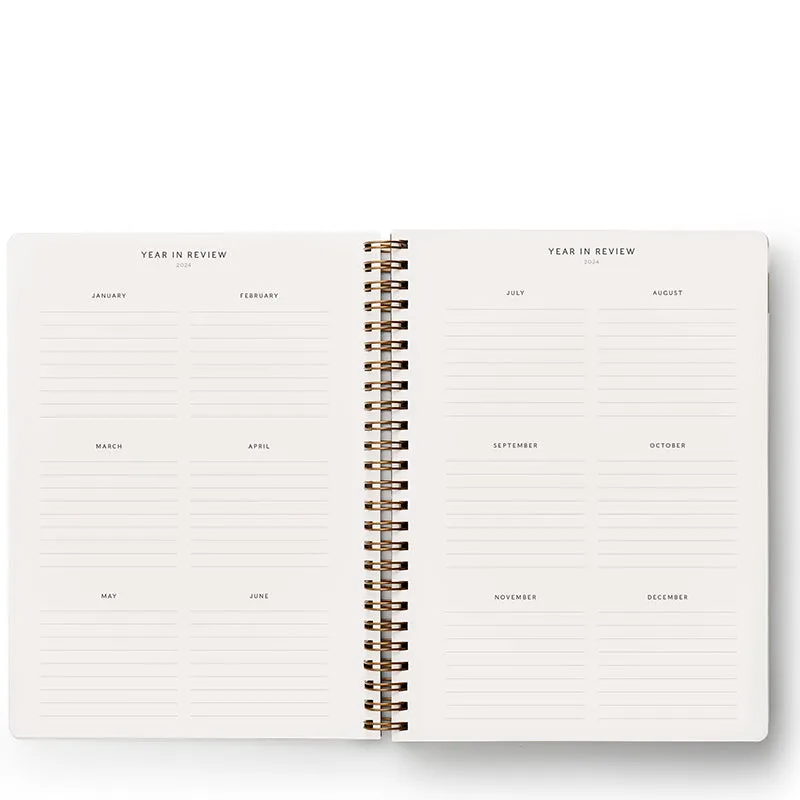 RIFLE PAPER CO. | 2024 12-Month Softcover Spiral Planner - Flores