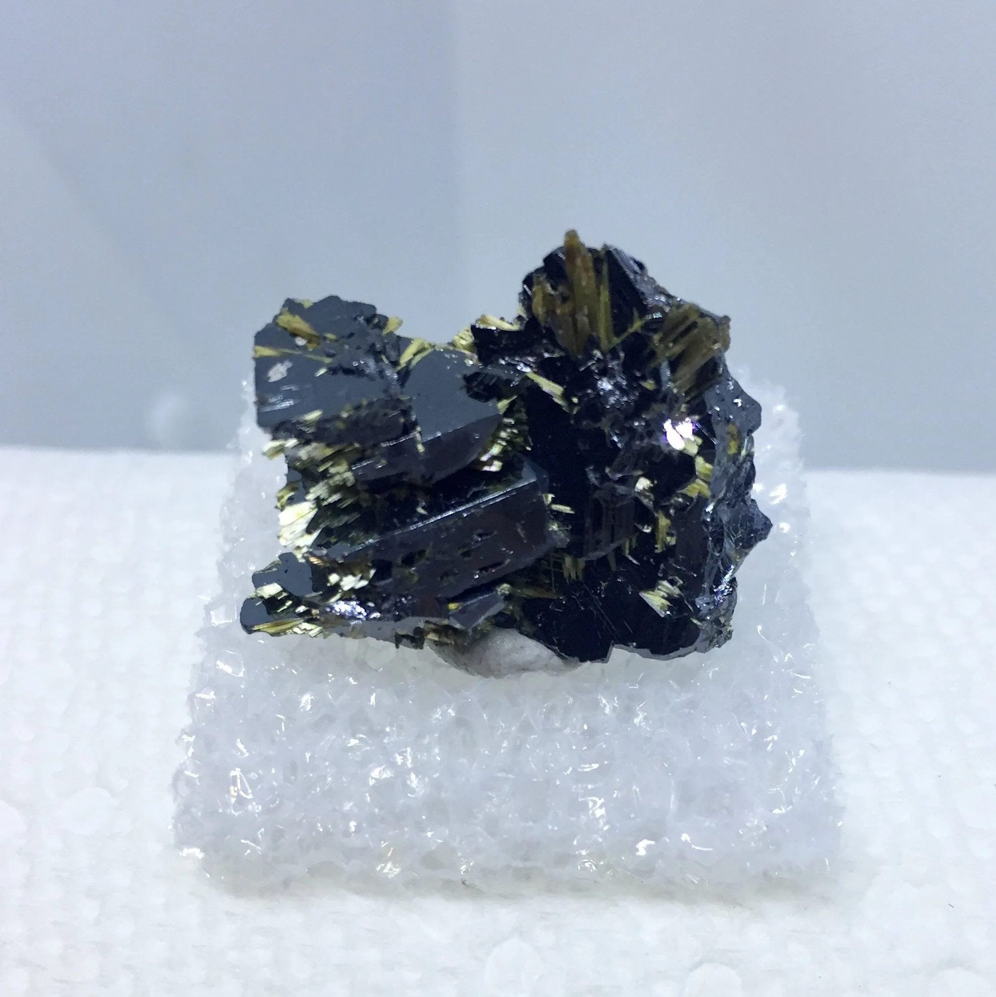 Rutile on Hematite Specimen