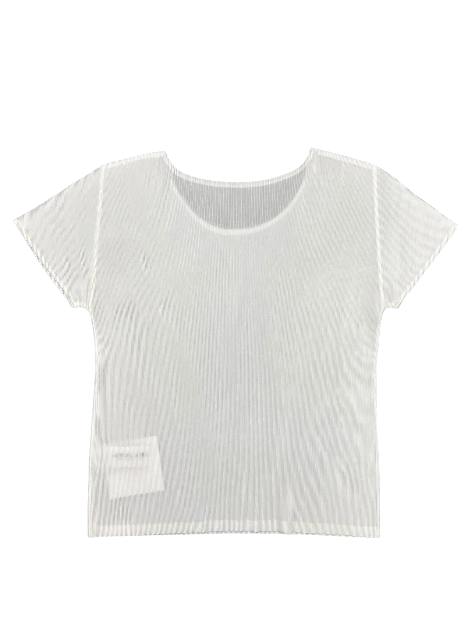 Size S/M - Issey Miyake Pleats Please White Top