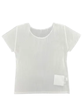 Size S/M - Issey Miyake Pleats Please White Top